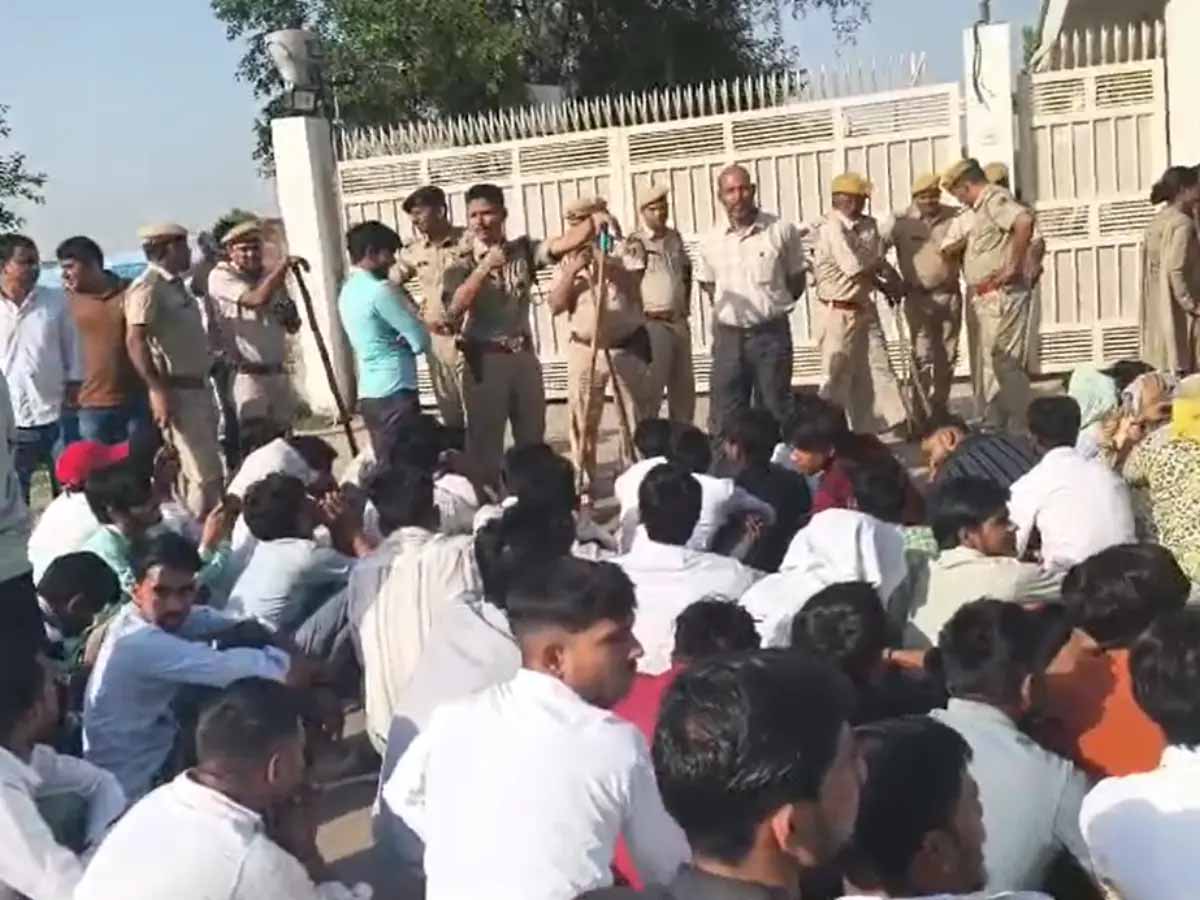 भिवाड़ी में मजदूरों का बड़ा आंदोलन, हजारों श्रमिक सड़कों पर उतरे