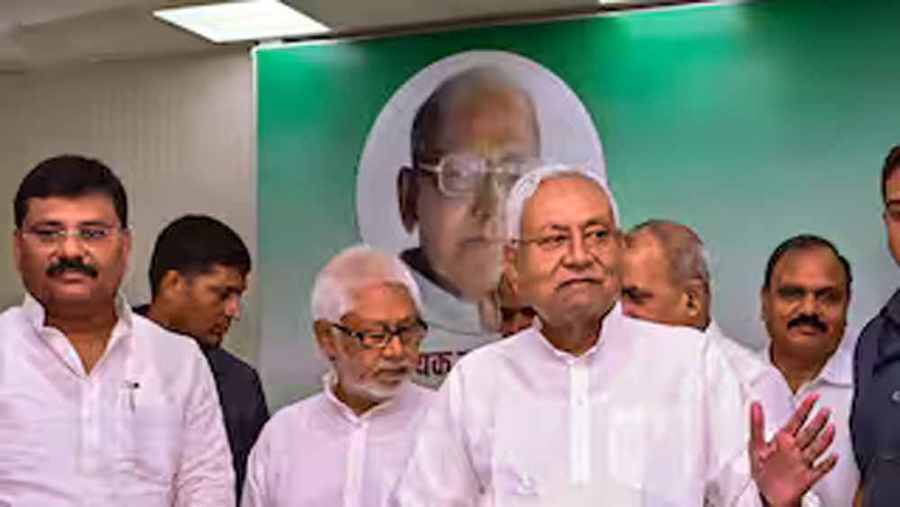 भामाशाह जयंती पर नीतीश ने दिया संदेश, ‘काम बोलता है’ पर दिया जोर