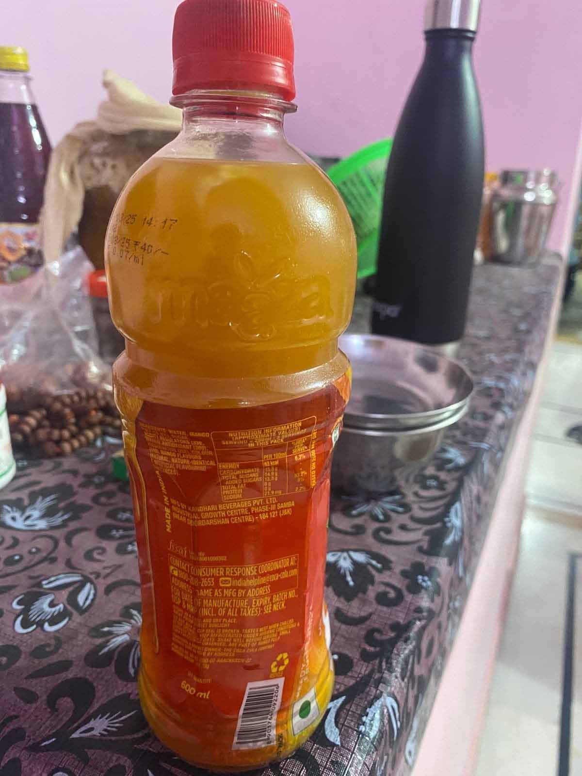 सीलबंद Maaza में प्लास्टिक मिला, आयोग का बड़ा फैसला