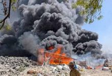 कनावनी झुग्गियों में आग का तांडव, गैस सिलेंडर धमाकों से मचा हड़कंप