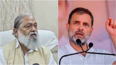 सियासी बयानबाजी तेज: अनिल विज ने राहुल गांधी पर किया तीखा पलटवार