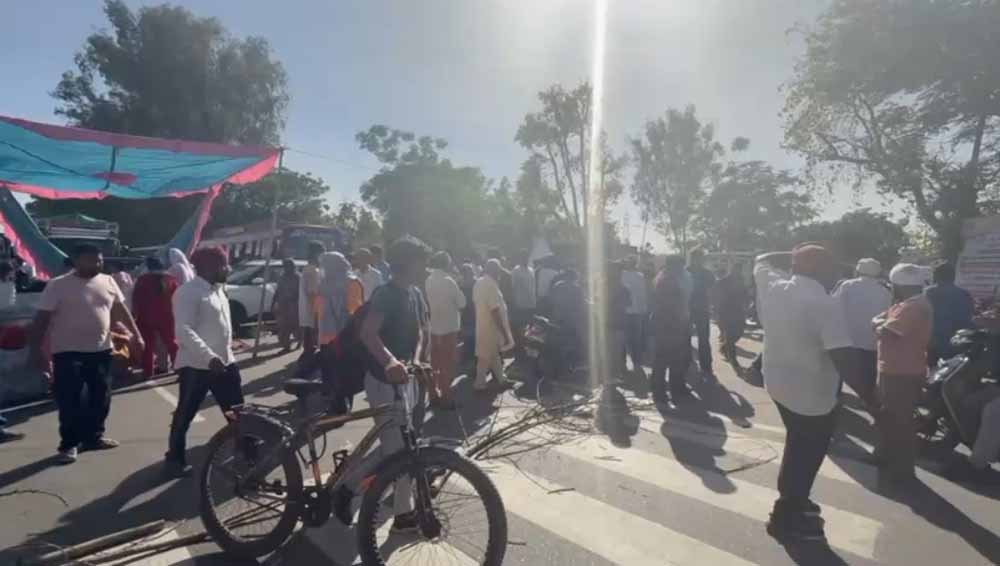 भारी ट्रैफिक जाम: जालंधर-पठानकोट रोड पर वाहनों की लंबी लाइनें