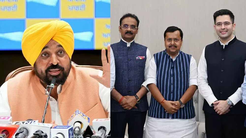 AAP सांसदों पर CM Bhagwant Mann का वार, बोले- ‘स्वाद बढ़ा सकते हैं, पर वजूद नहीं’