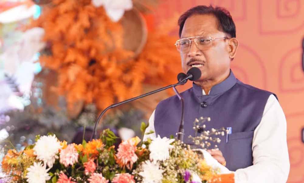 प्रधानमंत्री नरेन्द्र मोदी और केंद्रीय गृह मंत्री अमित शाह के नेतृत्व में माओवाद पर निर्णायक विजय: मुख्यमंत्री विष्णुदेव साय ने जताया आभार प्रधानमंत्री नरेन्द्र मोदी और केंद्रीय गृह मंत्री अमित शाह के नेतृत्व में माओवाद पर निर्णायक विजय: मुख्यमंत्री विष्णुदेव साय ने जताया आभार