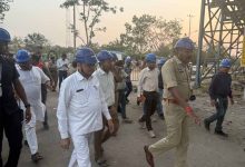 उद्योग एवं सार्वजनिक उपक्रम मंत्री लखनलाल देवांगन ने किया वेदांता पावर प्लांट के घटनास्थल का निरीक्षण