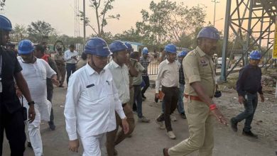 उद्योग एवं सार्वजनिक उपक्रम मंत्री लखनलाल देवांगन ने किया वेदांता पावर प्लांट के घटनास्थल का निरीक्षण