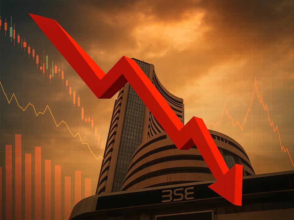 सेंसेक्स में 1100 अंक की गिरावट, जानिए 5 कारण जो बने वजह