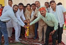 राज्यमंत्री गौर ने किया 6.20 करोड़ की लागत के सड़क निर्माण कार्य का भूमि-पूजन