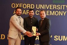 रायपुर के डॉ. उत्कर्ष त्रिवेदी को ब्रिटिश पार्लियामेंट में अंतरराष्ट्रीय सम्मान, ऑक्सफोर्ड में स्किन डिजीज पर दिया व्याख्यान