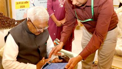 राज्यपाल पटेल ने जनगणना की स्व-गणना प्रक्रिया में हिस्सा लिया