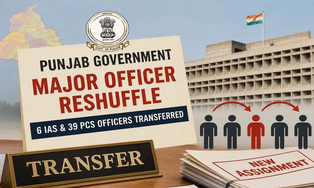 चुनावी माहौल में पंजाब सरकार का बड़ा फैसला, कई सीनियर IAS अफसरों के विभाग बदले