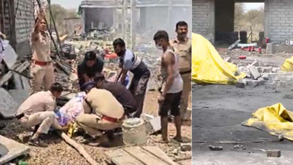 मध्यप्रदेश के देवास में बड़ा हादसा: पटाखा फैक्ट्री ब्लास्ट में 4 लोगों की जान गई, 15 घायल मध्यप्रदेश के देवास में बड़ा हादसा: पटाखा फैक्ट्री ब्लास्ट में 4 लोगों की जान गई, 15 घायल