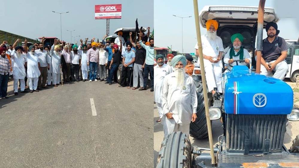 मोहाली में किसानों का हल्लाबोल, ट्रैक्टर मार्च से गूंजीं सड़कें; गमाडा के खिलाफ बढ़ा विरोध