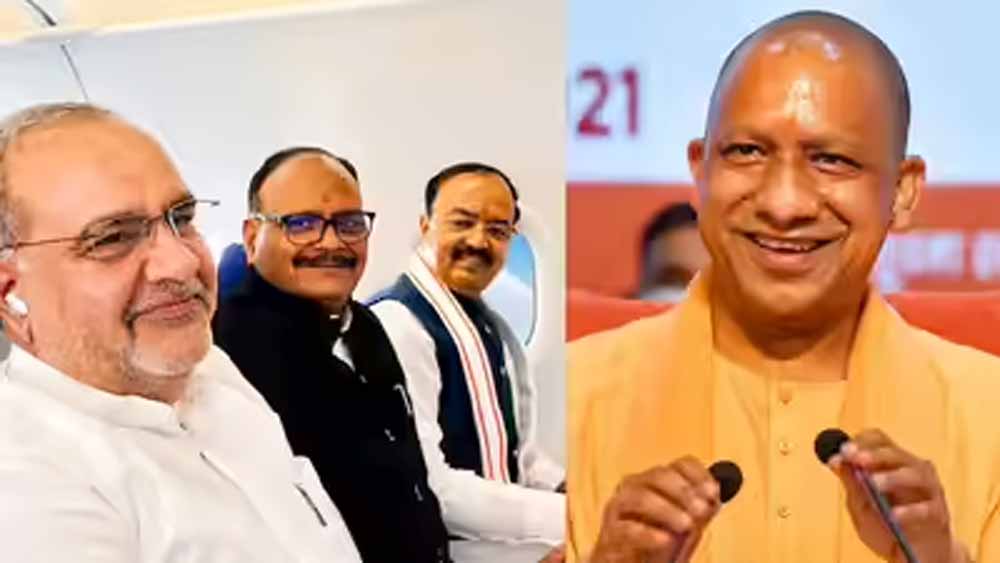 दिल्ली पहुंचे डिप्टी सीएम केशव प्रसाद मौर्य-ब्रजेश पाठक, यूपी कैबिनेट विस्तार जल्द संभव