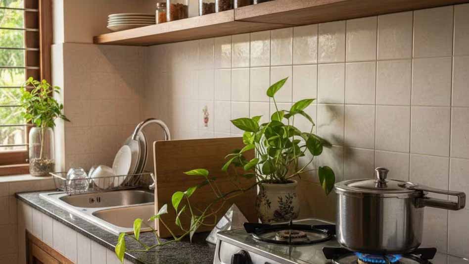 किचन में बड़ा वास्तु दोष: गैस चूल्हा और सिंक पास होने से बिगड़ता है अग्नि-जल संतुलन