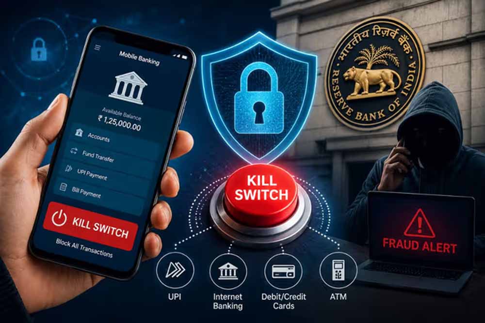 RBI ला रहा ‘किल स्विच’, एक क्लिक में बंद होंगे बैंक ट्रांजैक्शन