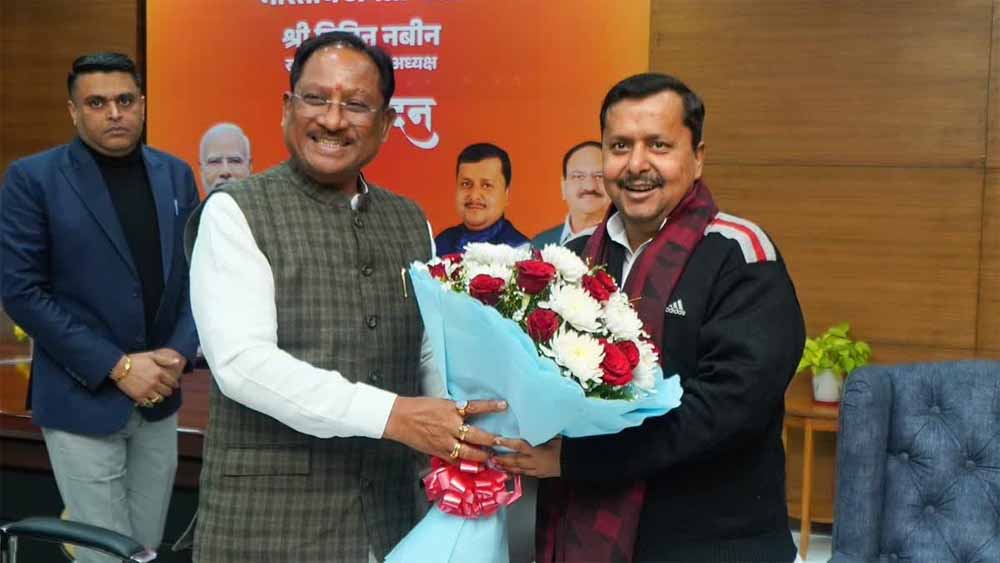 दिल्ली में CM साय की बड़ी मुलाकात, BJP राष्ट्रीय अध्यक्ष संग विकास योजनाओं पर मंथन