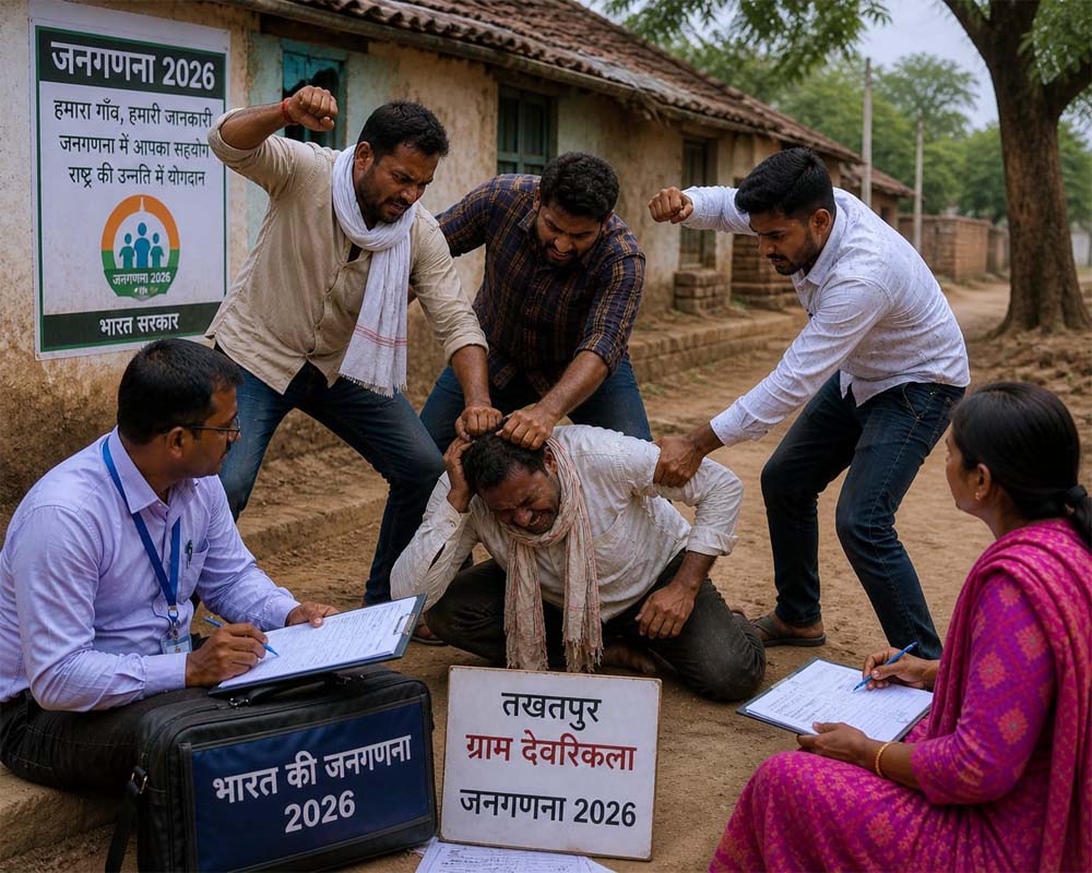 न्यायधानी बिलासपुर में जनगणना दल पर फिर हमला — बिल्हा के बाद तखतपुर के देवरीकला में कोटवार की बेरहमी से पिटाई न्यायधानी बिलासपुर में जनगणना दल पर फिर हमला — बिल्हा के बाद तखतपुर के देवरीकला में कोटवार की बेरहमी से पिटाई
