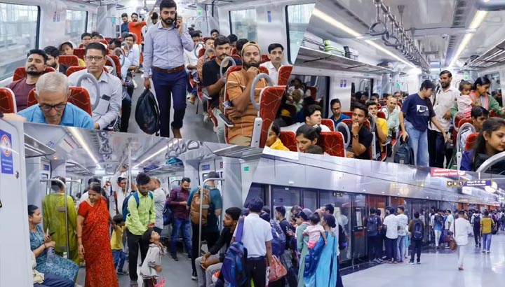 दिल्ली-मेरठ नमो भारत की बढ़ी रफ्तार, 24 घंटे में 1.25 लाख यात्रियों के साथ बना नया कीर्तिमान