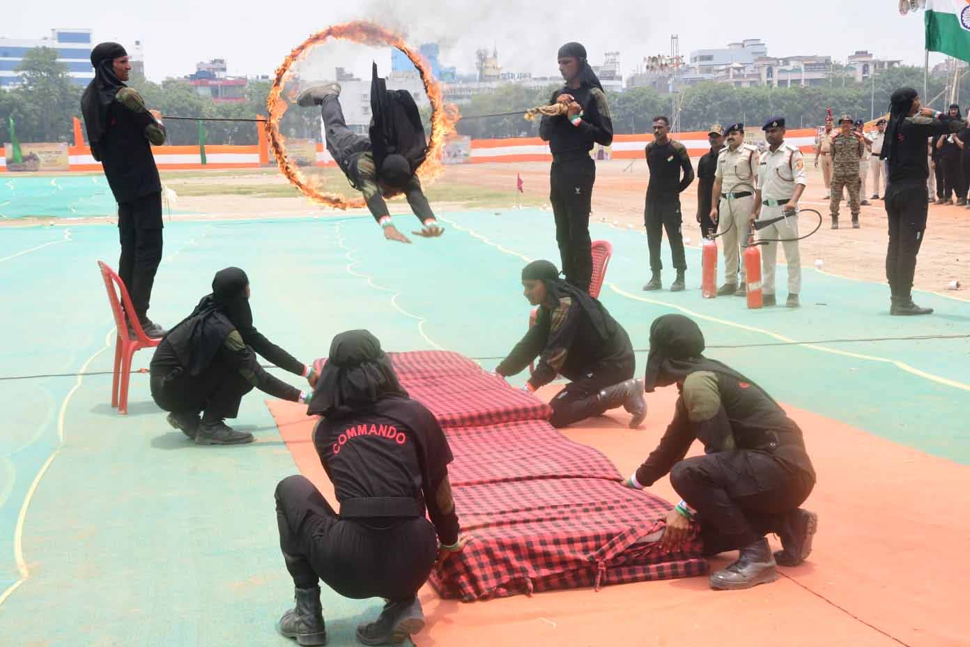 गांधी मैदान में हुआ भव्य समारोह: होमगार्ड जवानों को आधुनिक प्रशिक्षण और नई जिम्मेदारियों की जानकारी
