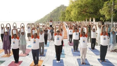 नौ चौकी पाल पर अंतरराष्ट्रीय योग दिवस का आयोजन, जनप्रतिनिधियों और हजारों नागरिकों की भागीदारी