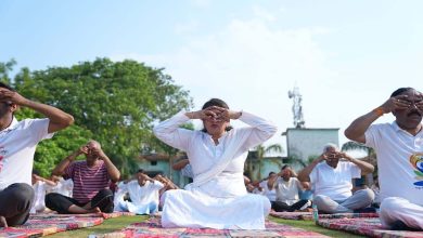 छत्तीसगढ़ में योग दिवस समारोह, योग को जीवन का हिस्सा बनाने का दिया आह्वान
