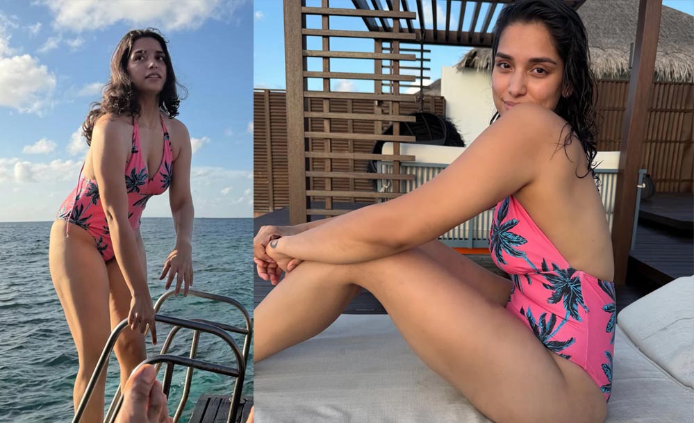 GF को गोद में उठाकर झूमे अर्चना पूरन सिंह के बेटे, मोनोकनी लुक पर फैंस ने पूछ लिया- शादी कब है?