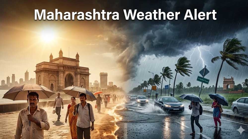 Mumbai Weather Alert: तेज आंधी और भारी बारिश की चेतावनी, मॉनसून को लेकर आई बड़ी खबर Mumbai Weather Alert: तेज आंधी और भारी बारिश की चेतावनी, मॉनसून को लेकर आई बड़ी खबर