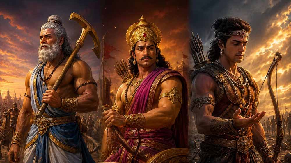 महाभारत युद्ध में इन 4 महान योद्धाओं ने नहीं लिया हिस्सा, वजह जानकर चौंक जाएंगे महाभारत युद्ध में इन 4 महान योद्धाओं ने नहीं लिया हिस्सा, वजह जानकर चौंक जाएंगे
