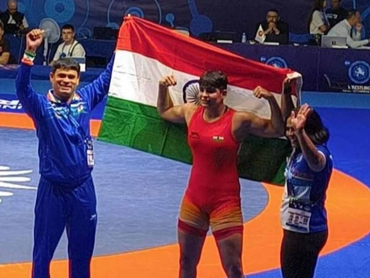 76 किलो वर्ग में स्वर्ण पदक: काजल बनीं भारत की उभरती कुश्ती स्टार, ओलंपिक पर नजर