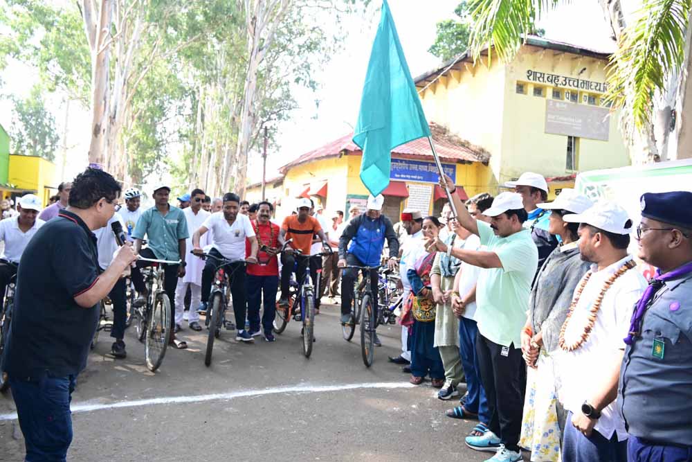 अंतर्राष्ट्रीय योग दिवस पर निकली साइकिल रैली, गौरेला-पेंड्रा-मरवाही में दिखा स्वास्थ्य के प्रति उत्साह
