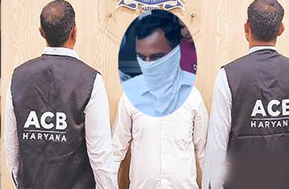 ACB का बड़ा एक्शन, करनाल में घूस लेते रंगे हाथों दबोचा गया बाबू