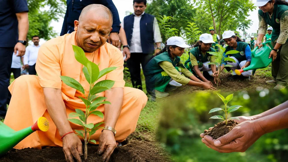 गोरखपुर से पौधरोपण महायज्ञ की शुरुआत करेंगे CM योगी, पर्यावरण संरक्षण को मिलेगा बढ़ावा