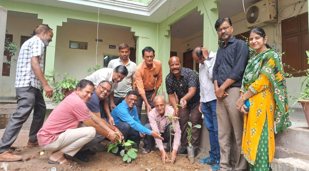माधव महाविद्यालय ने डॉ. संजय कुमार पाण्डेय एवं दीपक बंसल का अभिनंदन किया