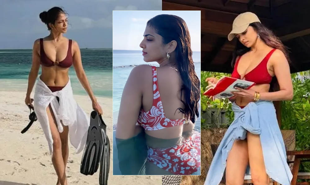 बिकिनी में मालविका मोहनन ने ढाया कहर, 32 की उम्र में बोल्ड अवतार ने सोशल मीडिया पर मचाई सनसनी