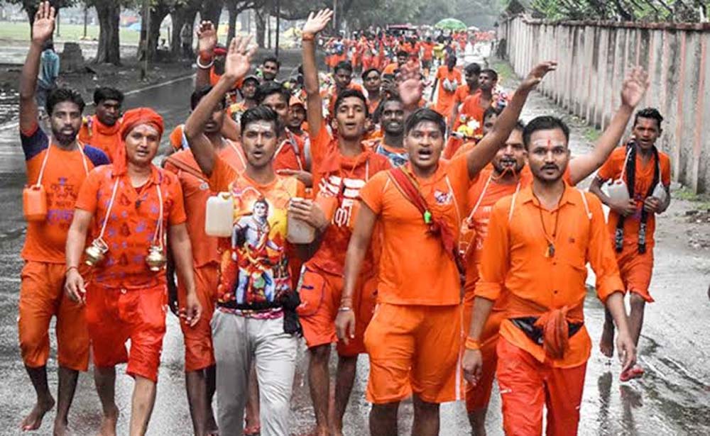 मुजफ्फरनगर में कांवड़ सेवा को मिला जनसमर्थन, मिनटों में जुटा चंदा