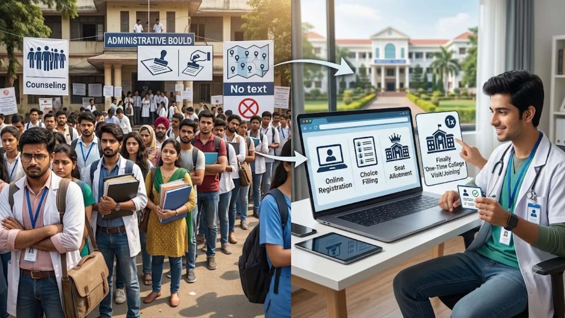 NEET-UG काउंसलिंग में बड़ा बदलाव, अब सीट अलॉटमेंट के बाद ऑनलाइन होगा दस्तावेज सत्यापन