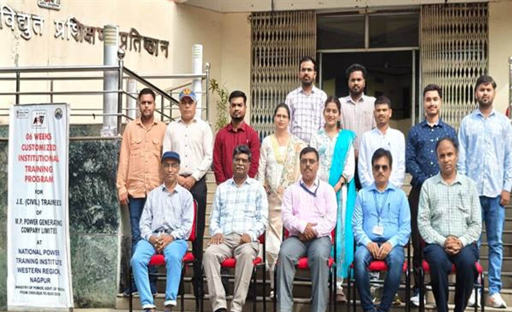नवनियुक्त इंजीनियरों को आधुनिक तकनीकों और पावर प्लांट निर्माण का विशेष प्रशिक्षण