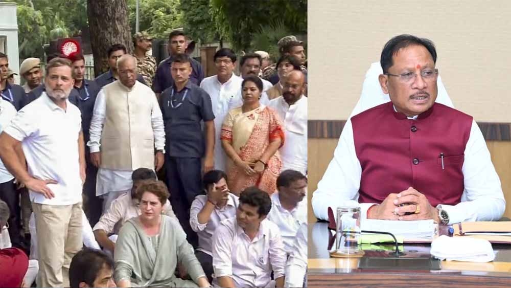 CM विष्णुदेव साय ने कांग्रेस पर साधा निशाना, कहा- 'राहुल गांधी युवाओं के नाम पर फैला रहे अराजकता' CM विष्णुदेव साय ने कांग्रेस पर साधा निशाना, कहा- 'राहुल गांधी युवाओं के नाम पर फैला रहे अराजकता'