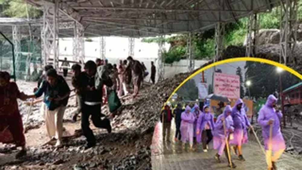 अमरनाथ धाम में हरियाणा के साहिल की अनोखी सेवा, थके श्रद्धालुओं के पैर दबाकर जीता दिल