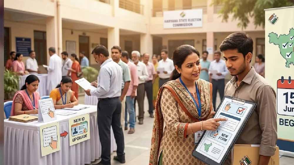 SIR अभियान में हरियाणा ने पकड़ी रफ्तार, 80 फीसदी डिजिटाइजेशन का आंकड़ा पार