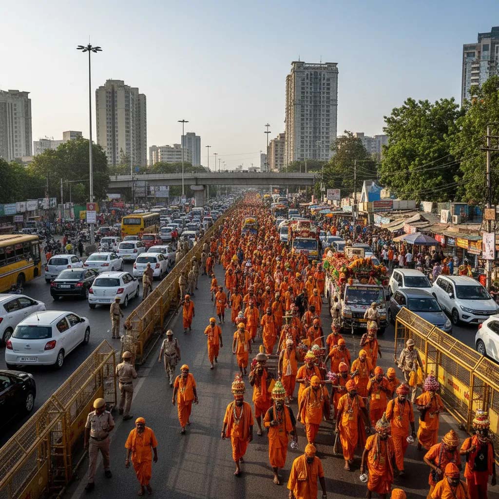 सावन के दूसरे सोमवार पर दिल्ली-NCR में उमड़ेगा आस्था का सैलाब, कांवड़ियों से बढ़ेगी चहल-पहल