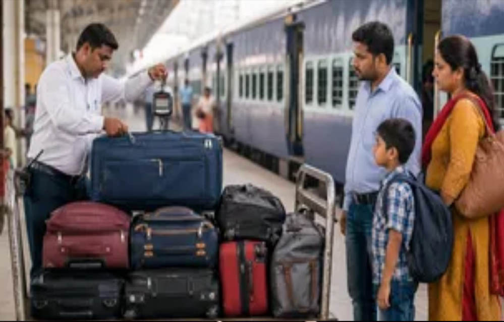 Indian Railways का नया नियम! ट्रेन में लगेज की ऑनलाइन बुकिंग शुरू, जानें लिमिट और पूरी प्रक्रिया Indian Railways का नया नियम! ट्रेन में लगेज की ऑनलाइन बुकिंग शुरू, जानें लिमिट और पूरी प्रक्रिया