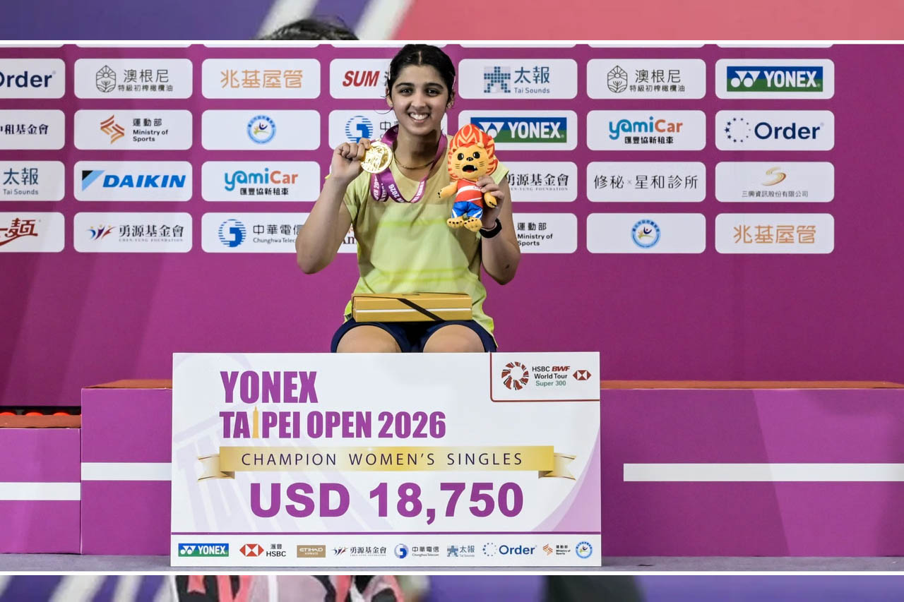 Taipei Open Champion: पंजाब की तन्वी ने जीता खिताब, अंतरराष्ट्रीय मंच पर लहराया तिरंगा Taipei Open Champion: पंजाब की तन्वी ने जीता खिताब, अंतरराष्ट्रीय मंच पर लहराया तिरंगा