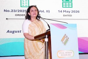 CEO अनिंदिता मित्रा ने कहा कि SIR-2026 के घर-घर जाकर सर्वे करने वाले चरण में BLO ने बहुत लगन और मिसाल कायम करने वाली भूमिका निभाई।