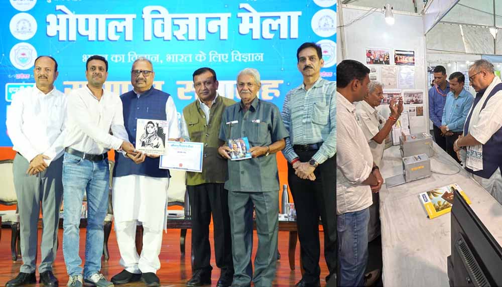 रामप्रसाद विश्वकर्मा की मैकेनिकल वोटिंग मशीन को भोपाल विज्ञान मेले में द्वितीय पुरस्कार