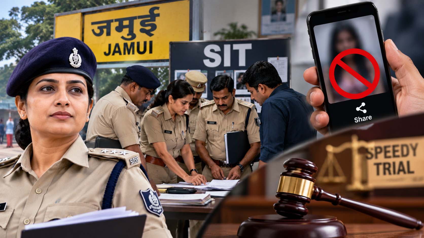 जमुई मामले में SIT गठित, POCSO के तहत केस; स्पीडी ट्रायल की तैयारी जमुई मामले में SIT गठित, POCSO के तहत केस; स्पीडी ट्रायल की तैयारी