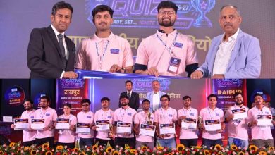 एनटीपीसी इलेक्ट्रॉन क्विज़ क्षेत्रीय स्तर प्रततयोगिता रायपुर में आयोक्जत: आईआईएम रहा विजेता