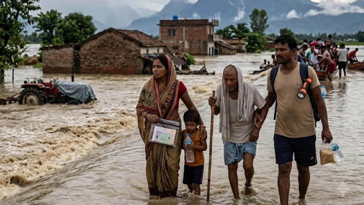 नेपाल की बारिश से बिहार में हाहाकार, कोसी-गंडक का जलस्तर बढ़ा; 22 गांवों का संपर्क टूटा नेपाल की बारिश से बिहार में हाहाकार, कोसी-गंडक का जलस्तर बढ़ा; 22 गांवों का संपर्क टूटा
