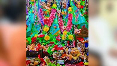 नई लेदरी में गूंजा नंदलाल के जन्म का उल्लास, 12 दिनों तक श्री राधा-कृष्ण मंदिर में सजेगा आस्था और भक्ति का ब्रजधाम